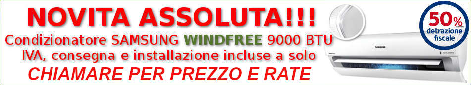 Condizionatore Samsung Windfree Virus Doctor 9000 BTU in offerta