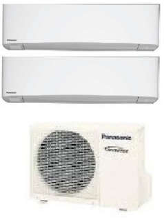 PANASONIC DUAL SPLIT 9000 12000 BTU GAS R32