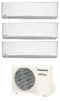 PANASONIC TRIAL SPLIT 9000 9000 12000 BTU GAS R32